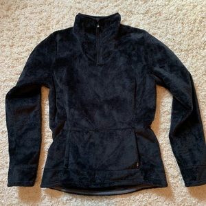 Black North Face Quarter Zip